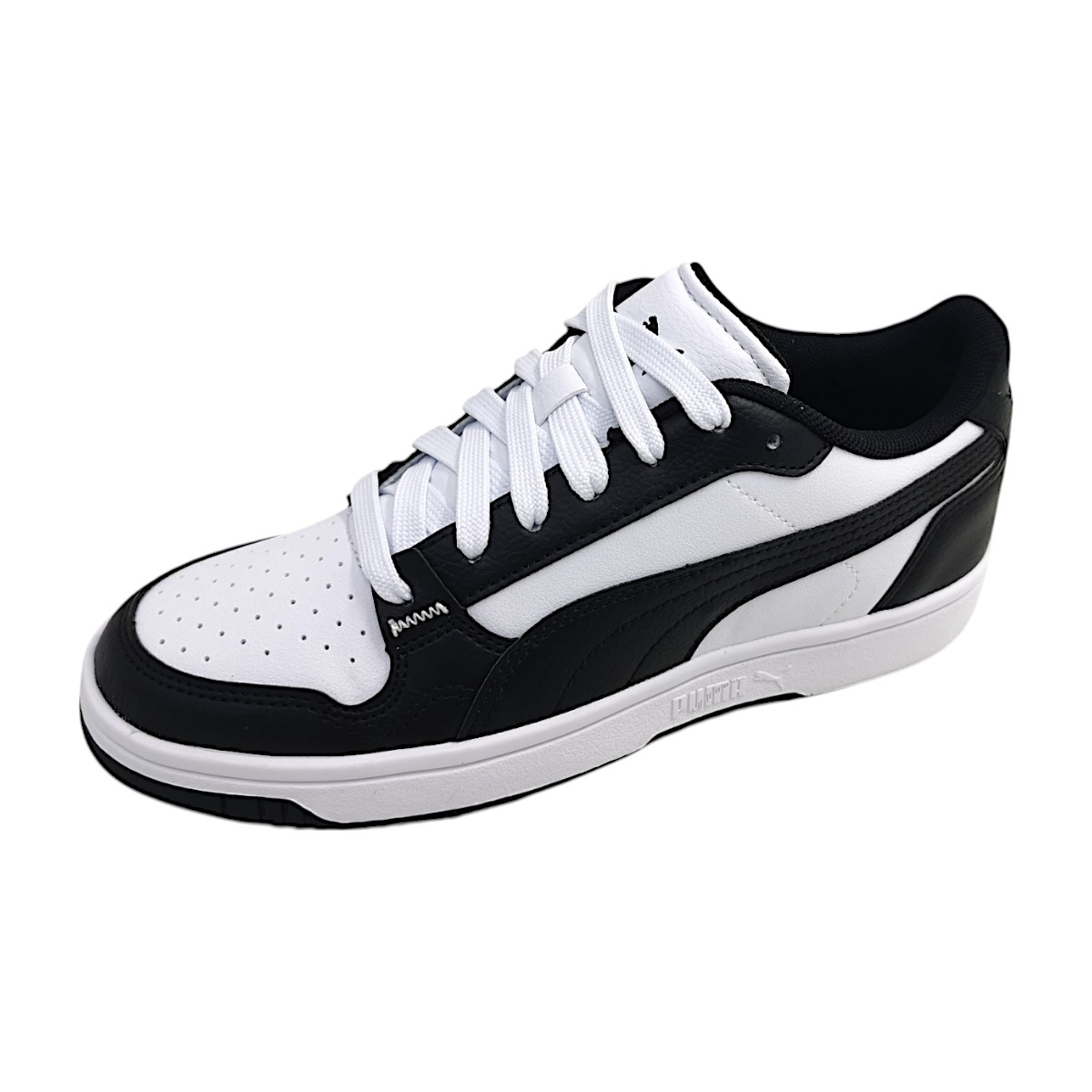 Puma Rebound-L Jr 0398993 Weiß white/black 01
