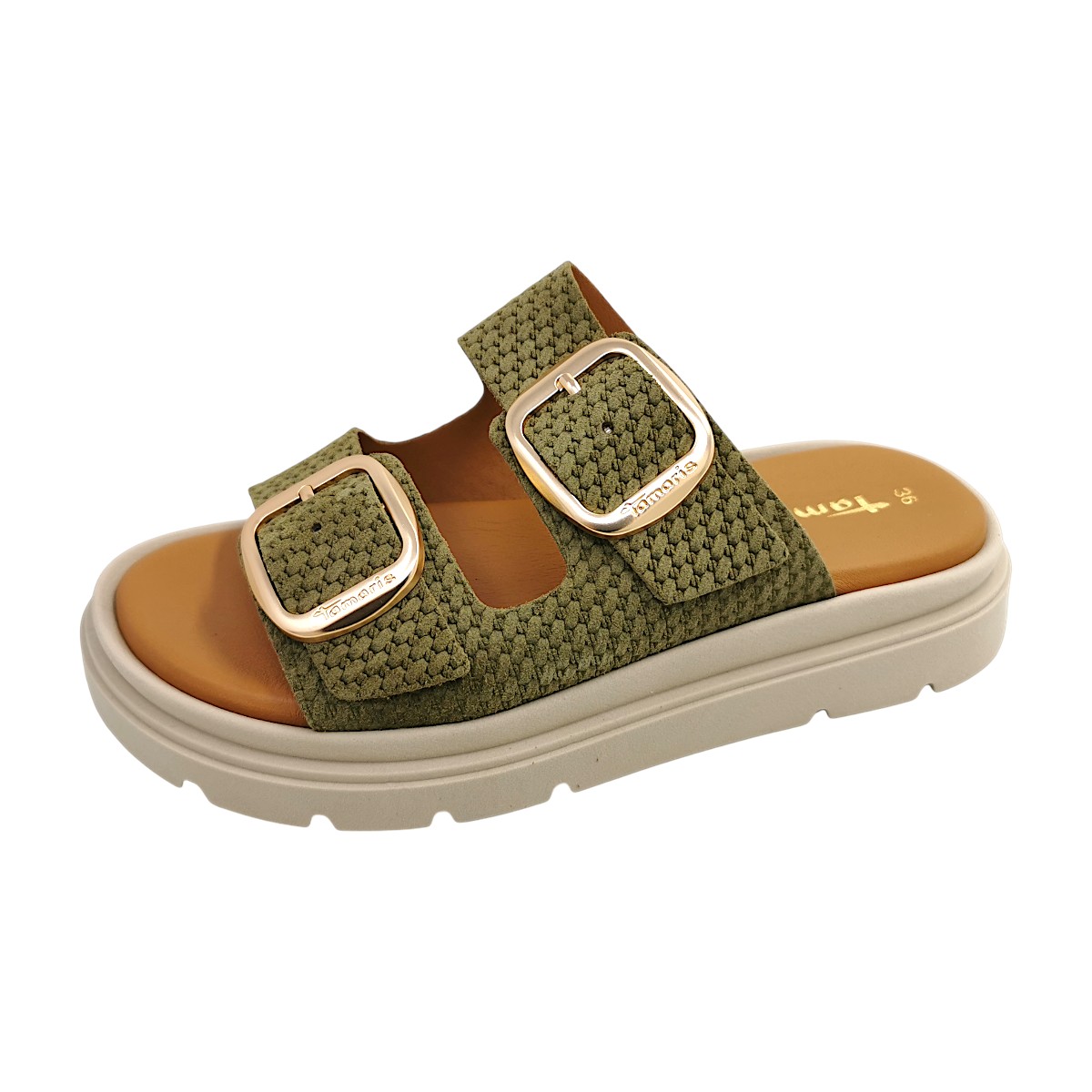 Tamaris 1-27239-42-712 Grün Olive Struct. 712