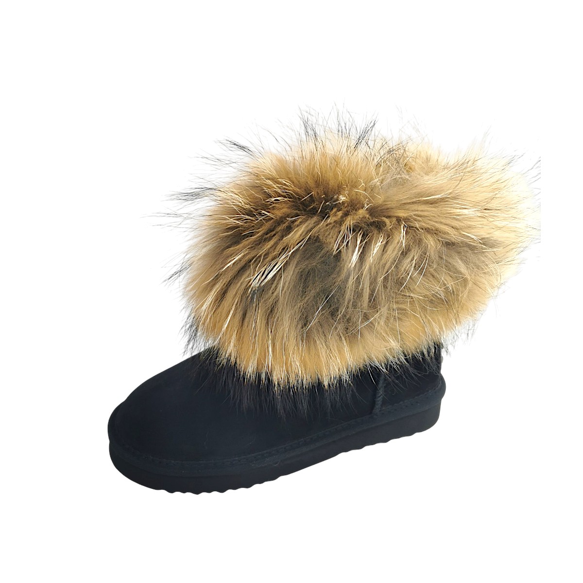 OOG Damenschuhe Gefüttert Winterstiefel Schwarz Freizeit (black/nature, Größe 40 EU) OOG Damenschuhe Gefüttert Winterstiefel Schwarz Freizeit (black/nature, Größe 40 EU)