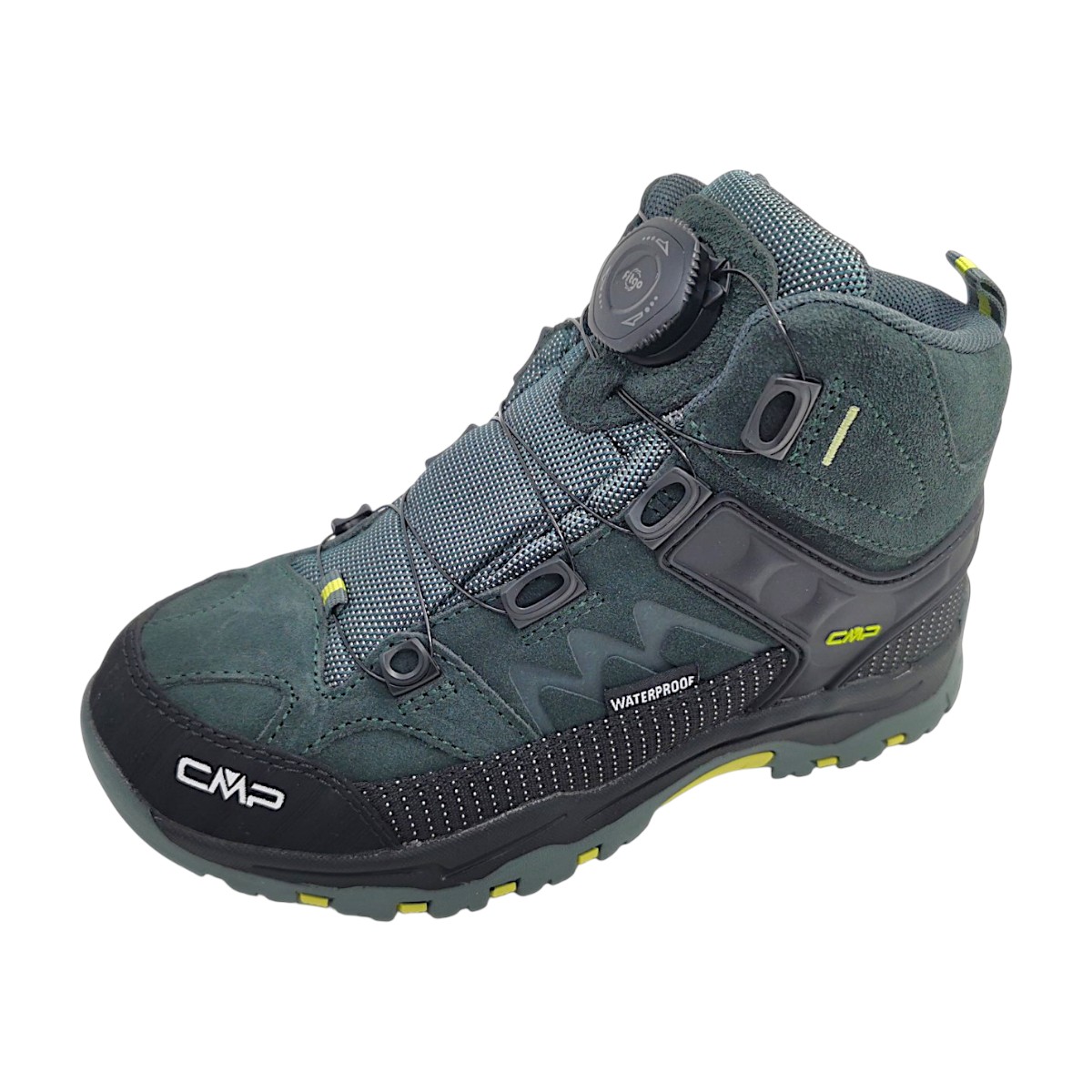 CMP Kids Kiruna Mid Fitgo WP 3Q56784-10FZ Grün jungle/cardamom 10FZ CMP Kids Kiruna Mid Fitgo WP 3Q56784-10FZ Grün jungle/cardamom 10FZ