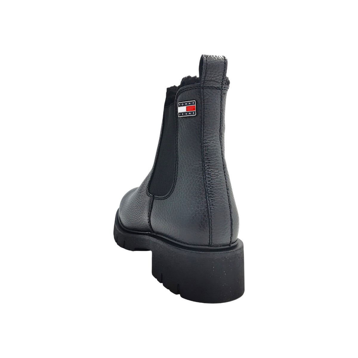 Tommy Hilfiger TJW Cleated Chelsea Boots Reißverschluss Stiefel Schwarz (black BDS, Gr. 1:37)