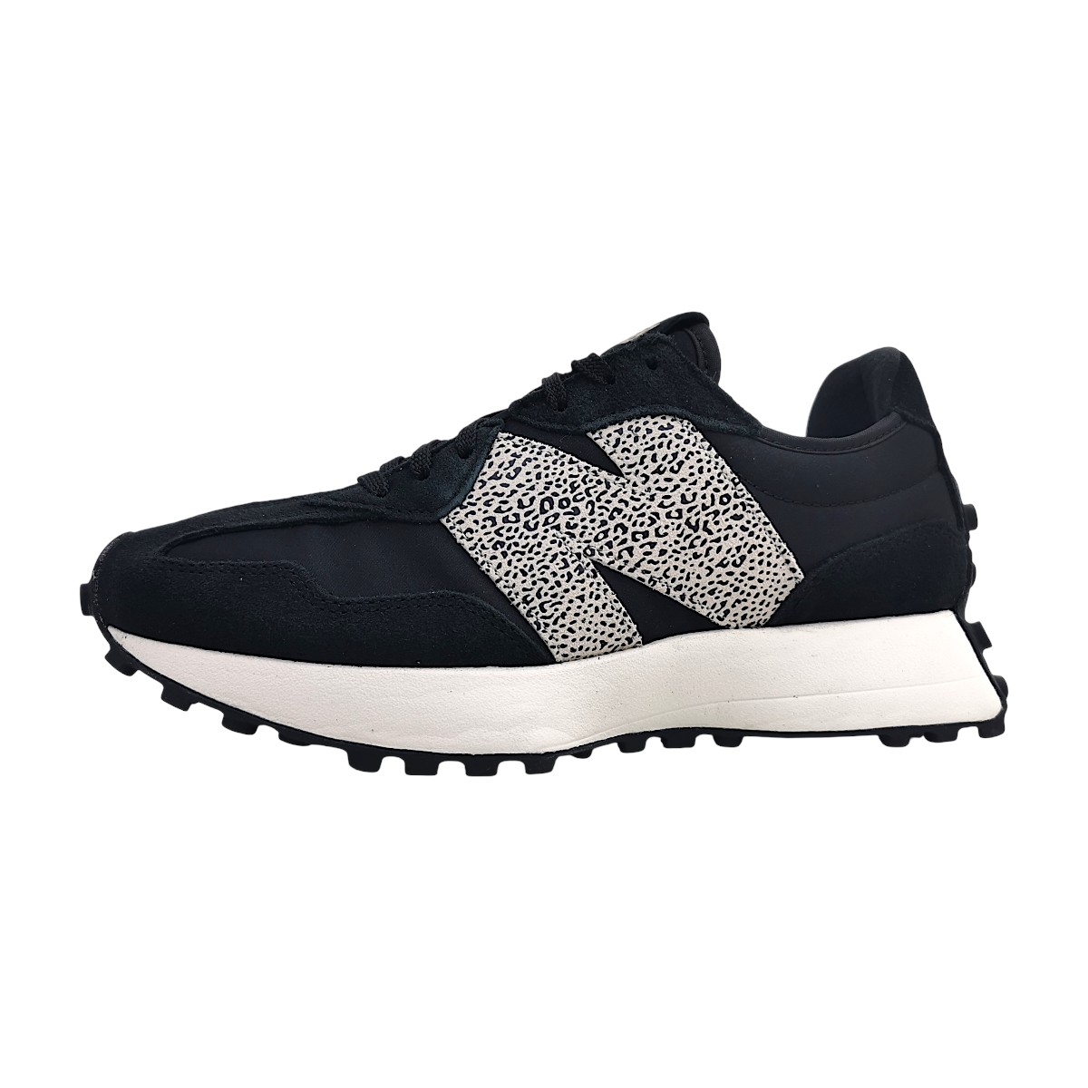 New Balance 327 Carry Over Damenschuhe sportlicher Schnürer Schwarz Freizeit