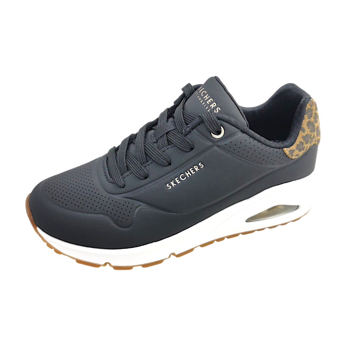 Skechers Uno - Jungle Nite 177093 BKLD Schwarz Black/Leopard BKLD