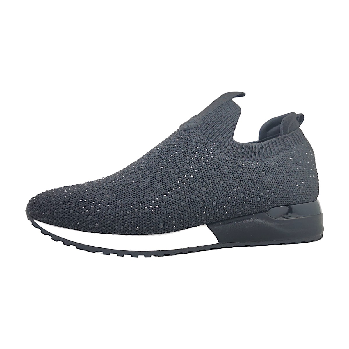 La Strada 2203583-4501 Schwarz black knitted stones