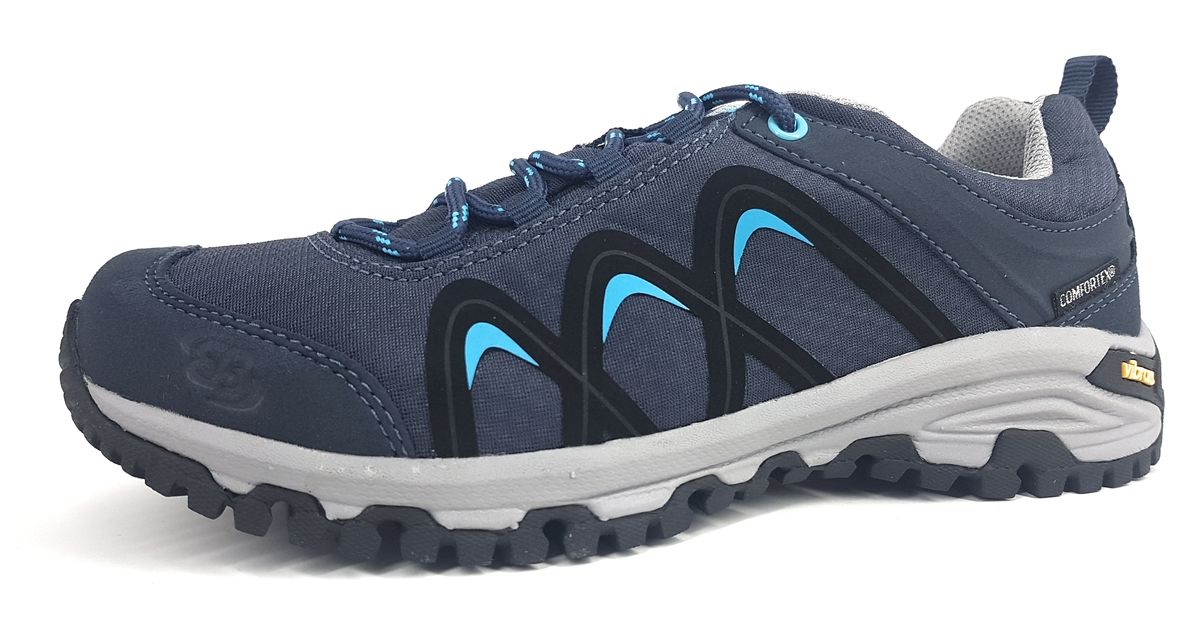 Brütting Missouri Low Sportschuhe Damen Outdoorschuhe Wanderschuh Blau Freizeit