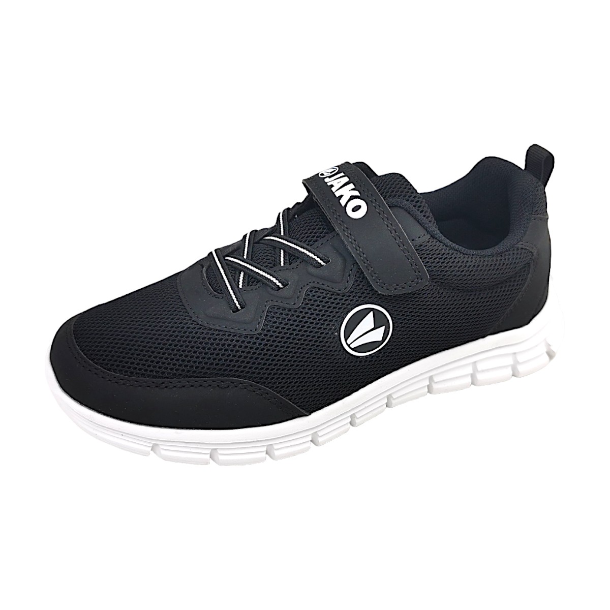 Jako J-ET Knock EV Sportschuhe Damen Laufschuhe Schwarz Freizeit (Black/White, Größe 33 EU)