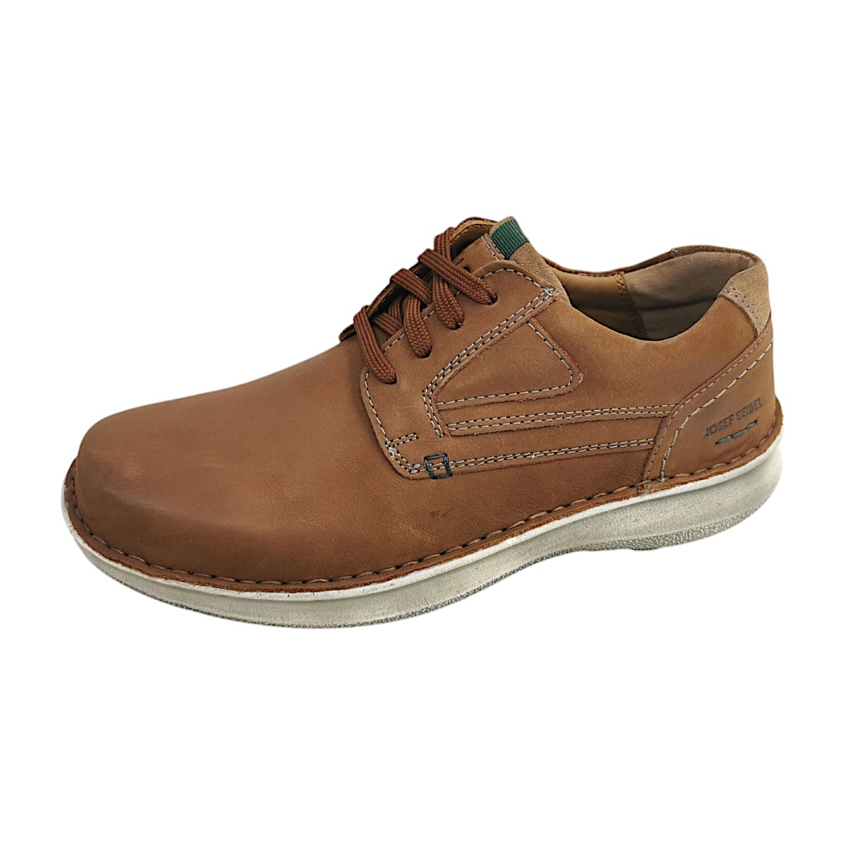 Josef Seibel Alan 03 Herrenschuhe sportlicher Schnürer Braun Freizeit (tabak-kombi 391, Größe 47 EU)