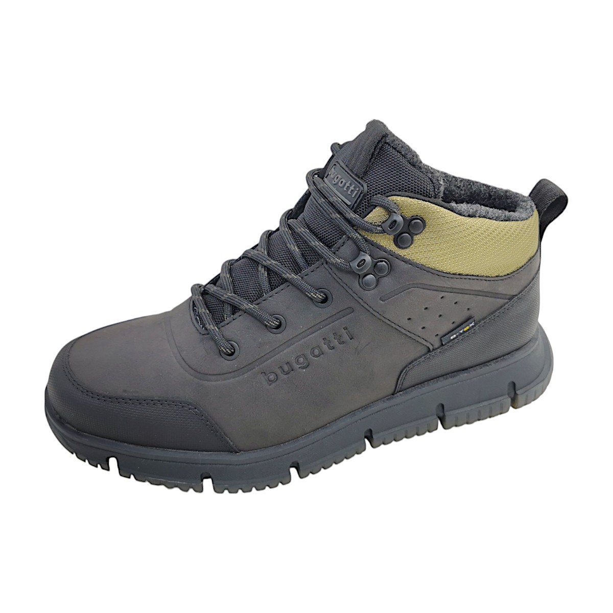 Bugatti Herrenschuhe Schaftstiefel Schwarz Freizeit (dark grey/green 1170, Größe 43 EU) Bugatti Herrenschuhe Schaftstiefel Schwarz Freizeit (dark grey/green 1170, Größe 43 EU)