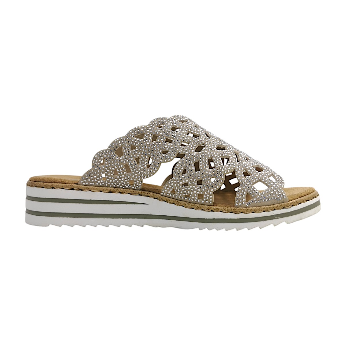 Rieker V0689-63 Silber ginger