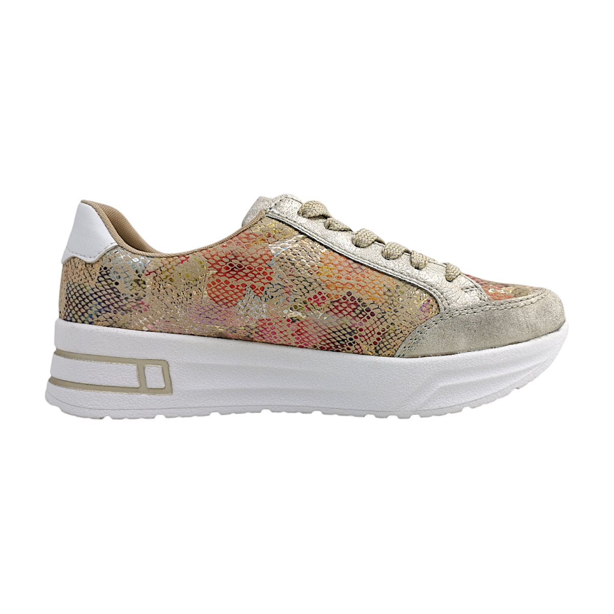 Rieker Aleria/scamo N8103-60 Beige beige kombi 60