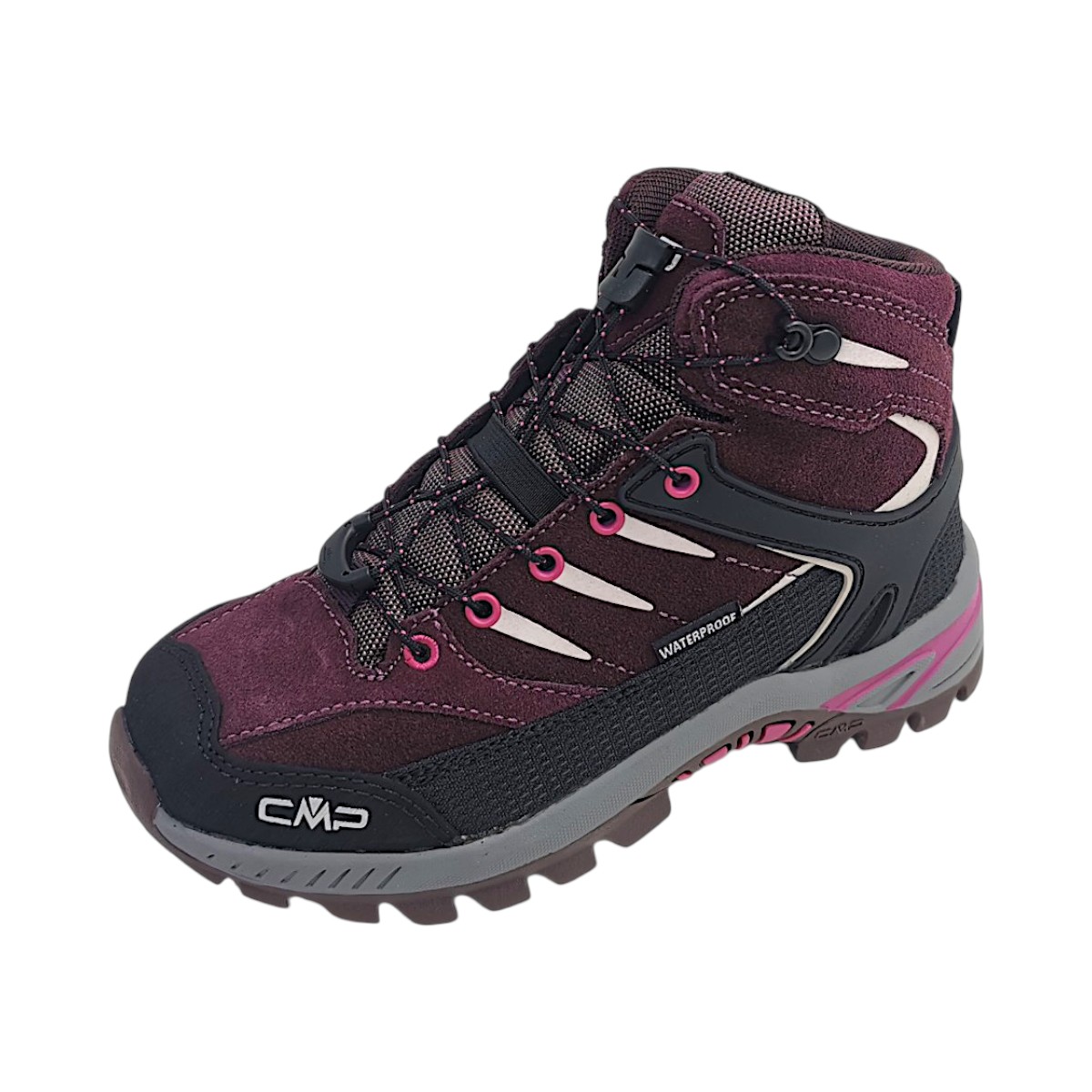 CMP Kids Rigel 2.0 Mid WP Tre 3Q19364-36CZ Rot black berry/amaranto 36CZ CMP Kids Rigel 2.0 Mid WP Tre 3Q19364-36CZ Rot black berry/amaranto 36CZ