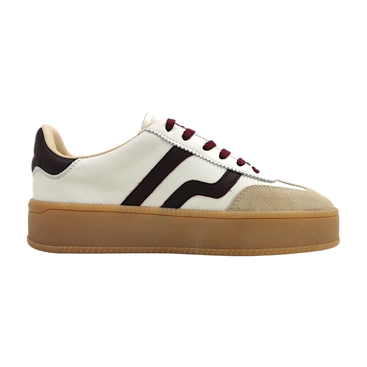 Gant Cuzmani Damenschuhe Schnürschuhe Sportive Schnürer Beige Freizeit (Off white/plum G933, Größe 39 EU) Gant Cuzmani Damenschuhe Schnürschuhe Sportive Schnürer Beige Freizeit (Off white/plum G933, Größe 39 EU)