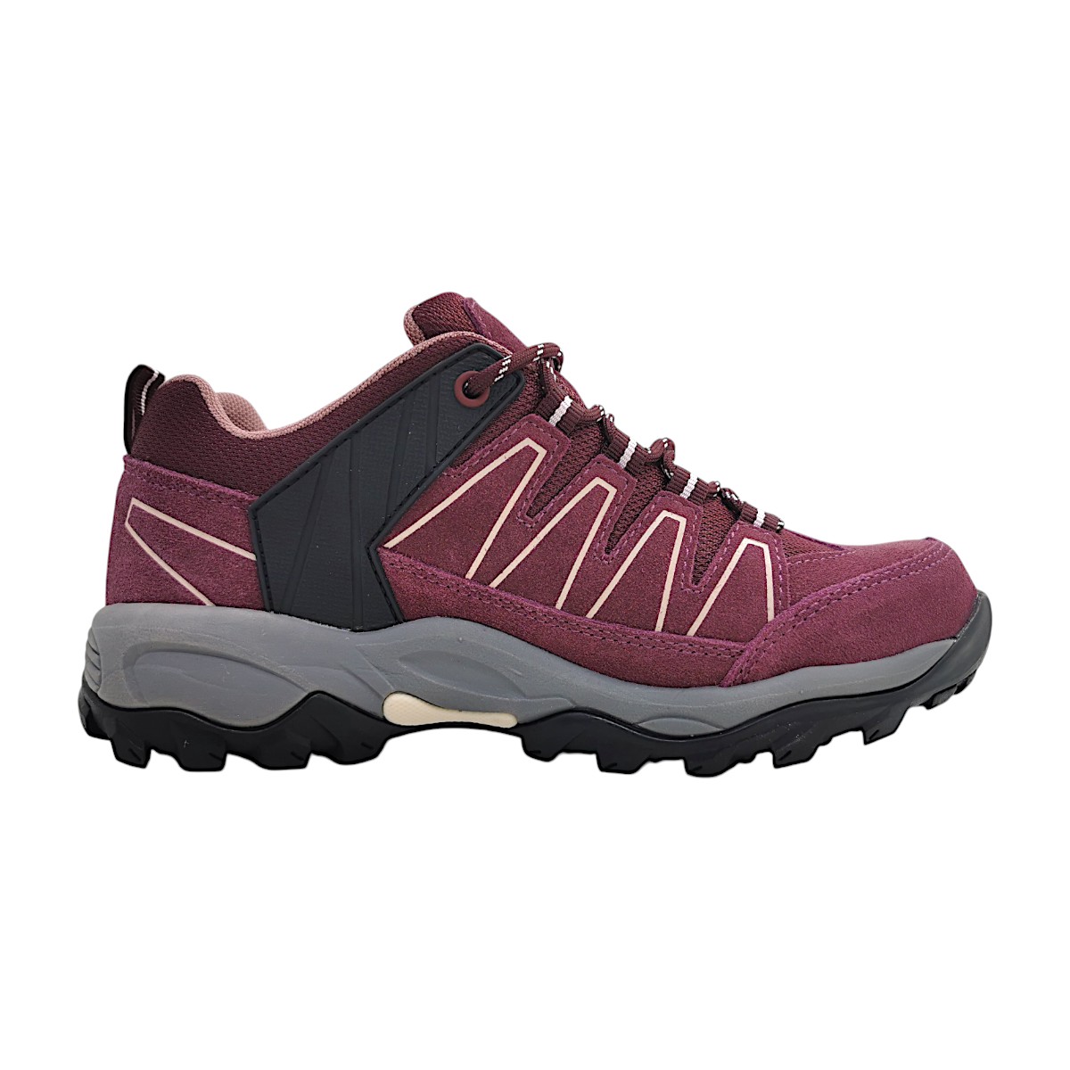 Brütting Mount Pinos Low Sportschuhe Damwn Outdoorschuhe Wanderschuh Violett Wandern (bordeaux/rosa 3121, Größe 41 EU)
