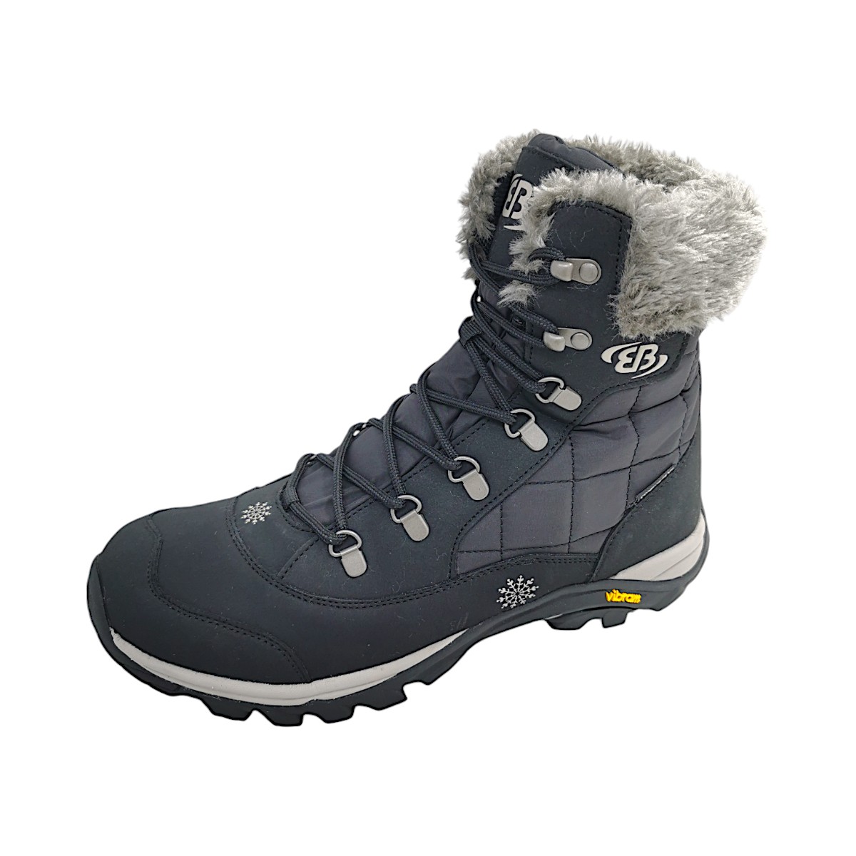 Lico Himalaya Damenschuhe Gefüttert Winterstiefel Schwarz Freizeit (schwarz, Größe 41 EU)