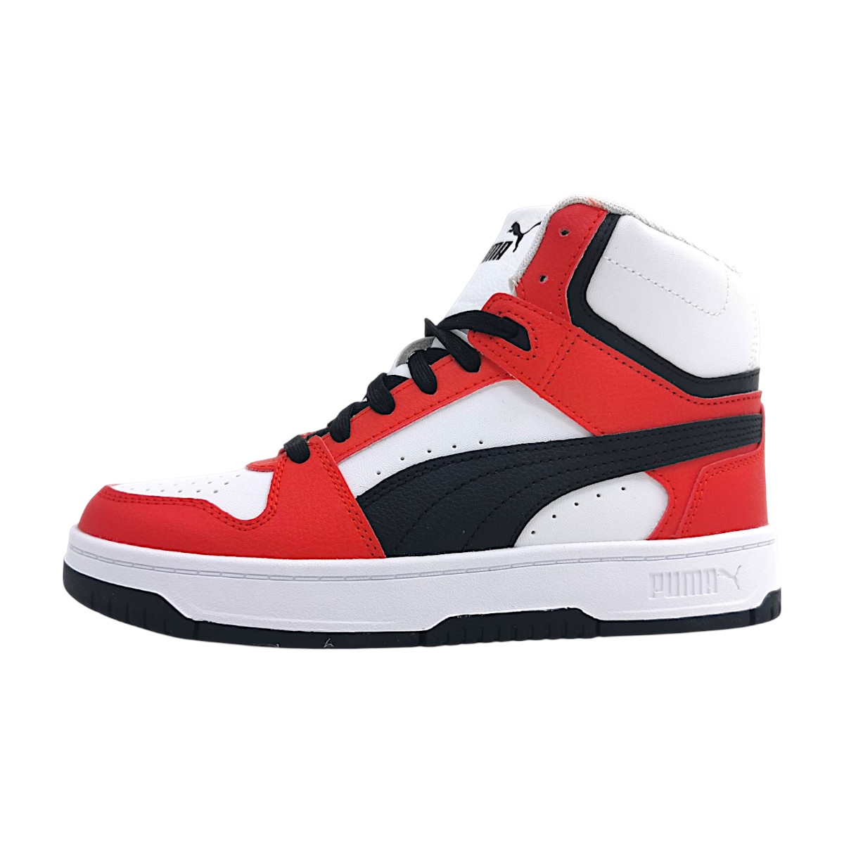 Puma Rebound Slam Mid Jr. 408800-04 Weiß red/black/white 04