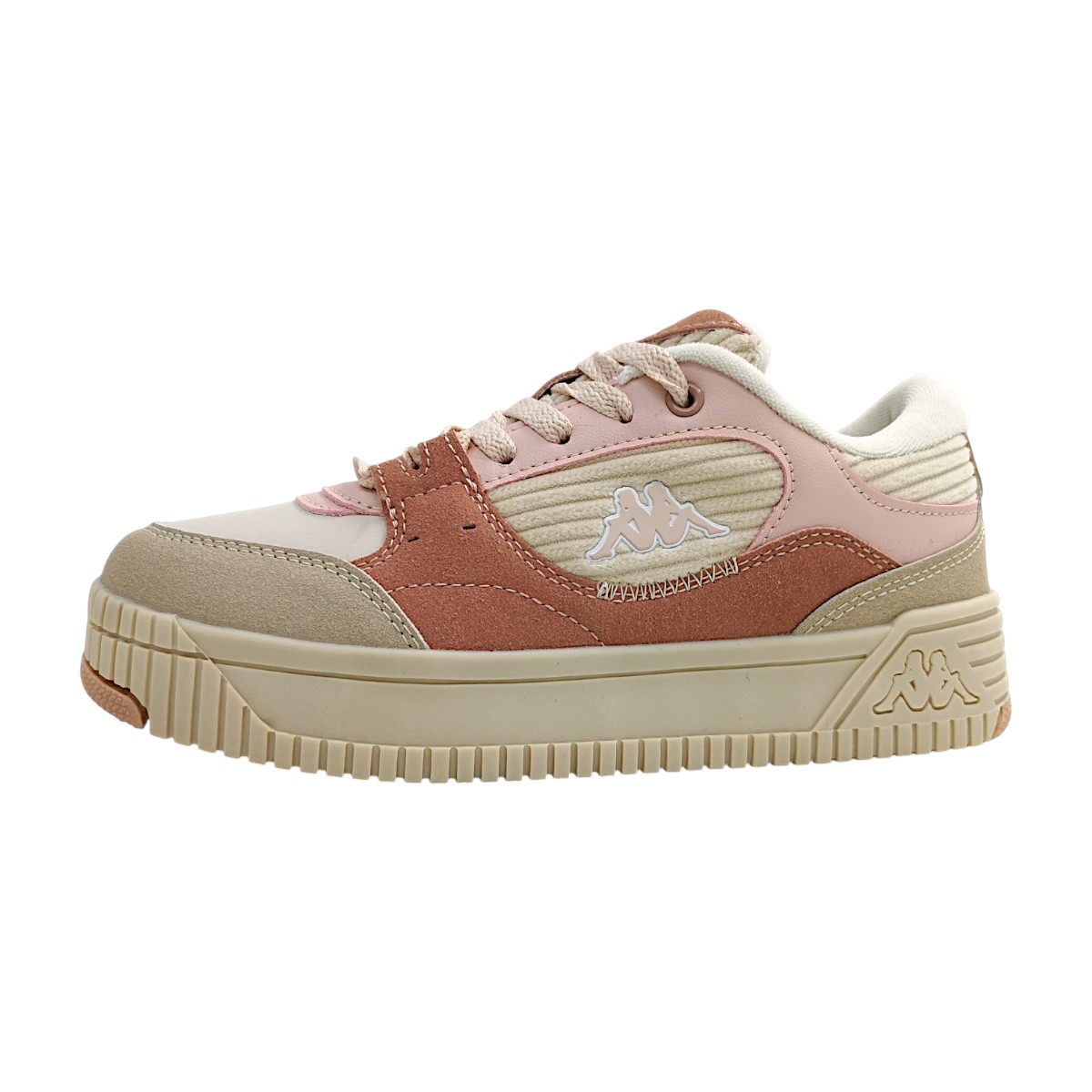 Kappa Damenschuhe sportlicher Schnürer Rosa Freizeit