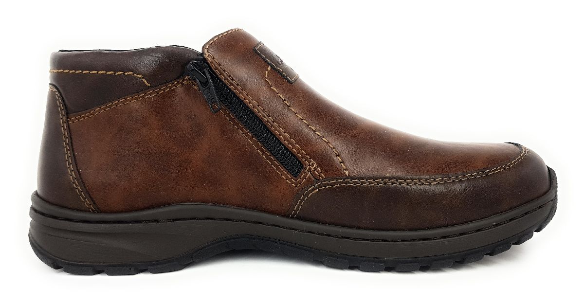 Rieker Herrenschuhe Stiefel Braun Freizeit (braun 24, Größe 41 EU)