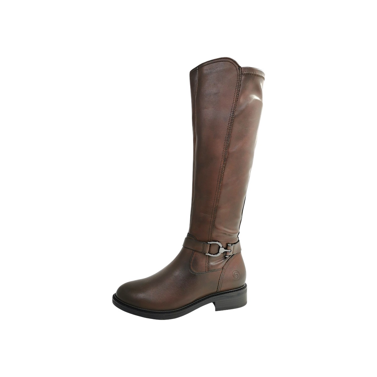 Remonte Damenschuhe Reißverschluss Schaftstiefel Braun Freizeit (moro/marron 25, Größe 42 EU)
