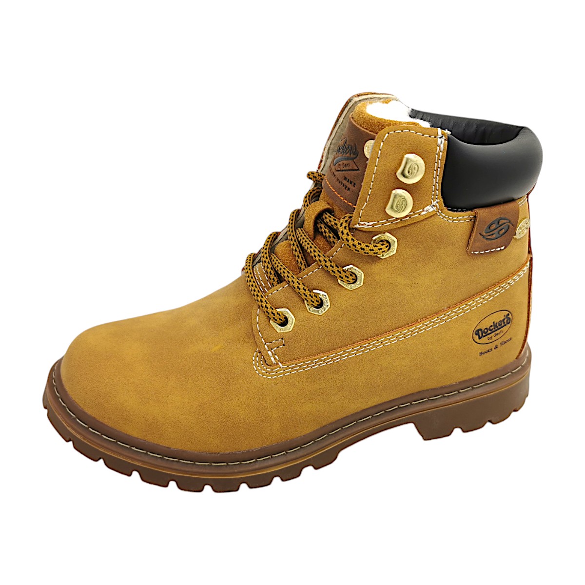 Dockers by Gerli Damenschuhe Schnürstiefel Braun Freizeit (910- golden tan, Größe 41 EU) Dockers by Gerli Damenschuhe Schnürstiefel Braun Freizeit (910- golden tan, Größe 41 EU)