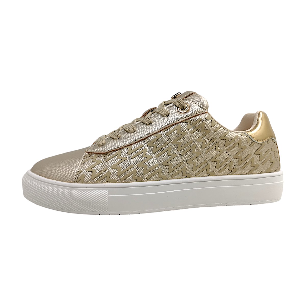 Mexx Reva Blake Damenschuhe Schnürschuhe Gold Freizeit