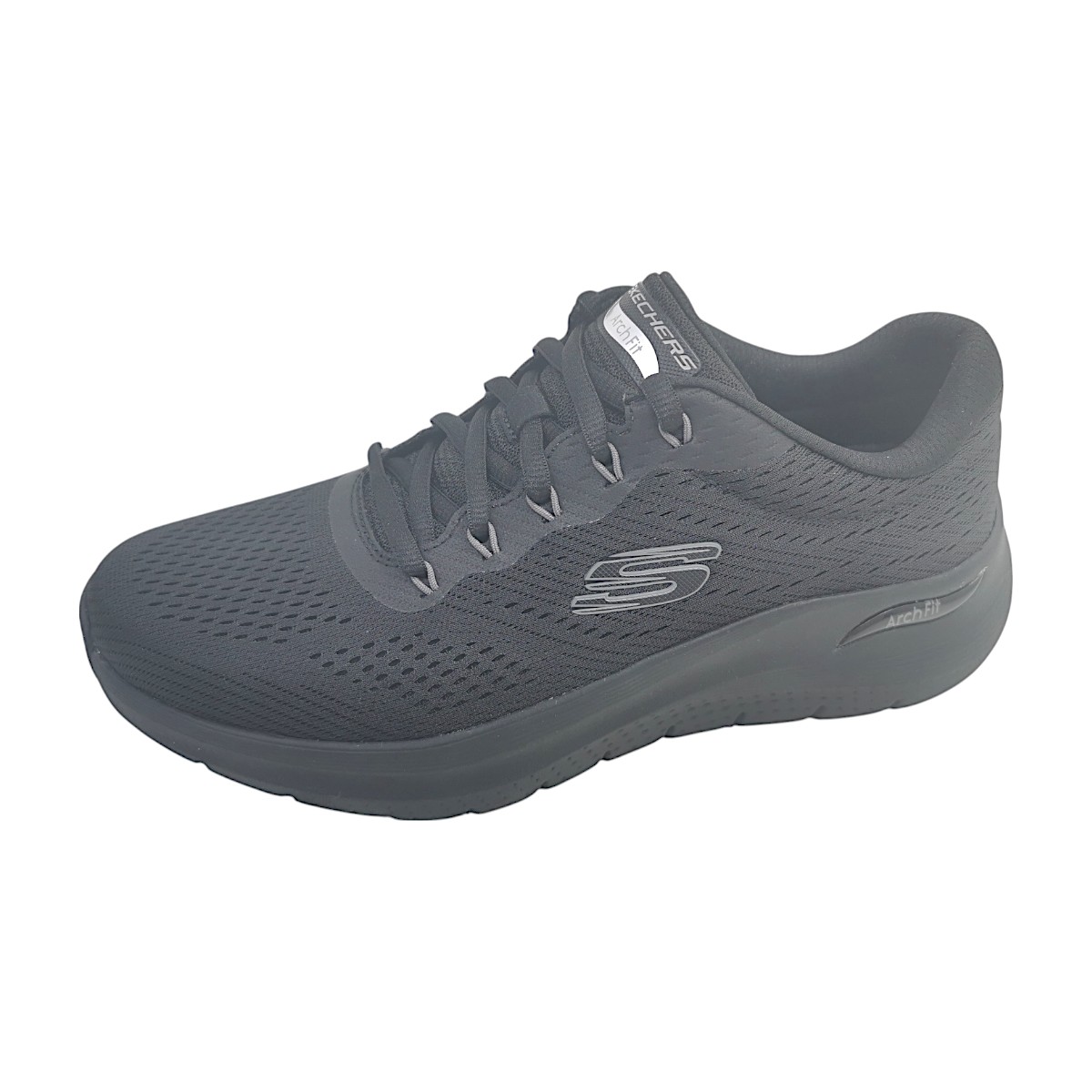 Skechers Arch Fit 2.0 Sportschuhe Damen Trainingsschuhe Sportschuh Schwarz Freizeit (black BBK, Größe 47 EU)