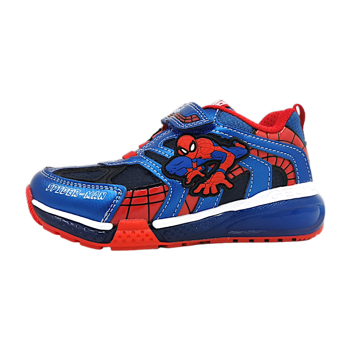 Geox J. Bayonyc B. Kinderschuhe Jungen Halbschuhe Klett Blau Freizeit