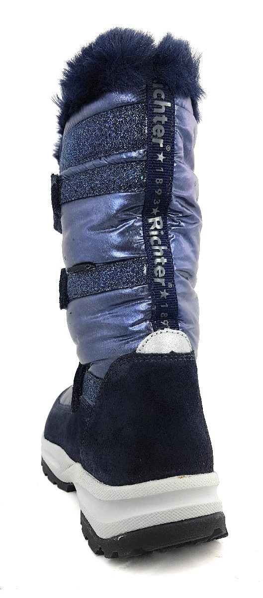 Richter Kinderschuhe Mädchen Winterstiefel Blau Freizeit Richter Kinderschuhe Mädchen Winterstiefel Blau Freizeit