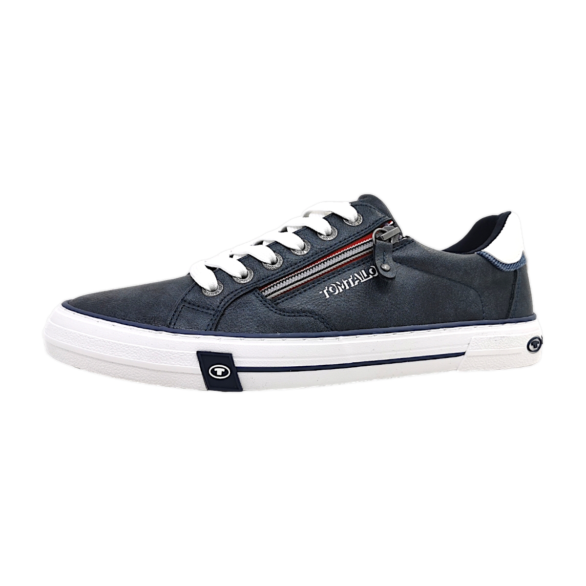 Tom Tailor Herrenschuhe sportlicher Schnürer Blau Freizeit