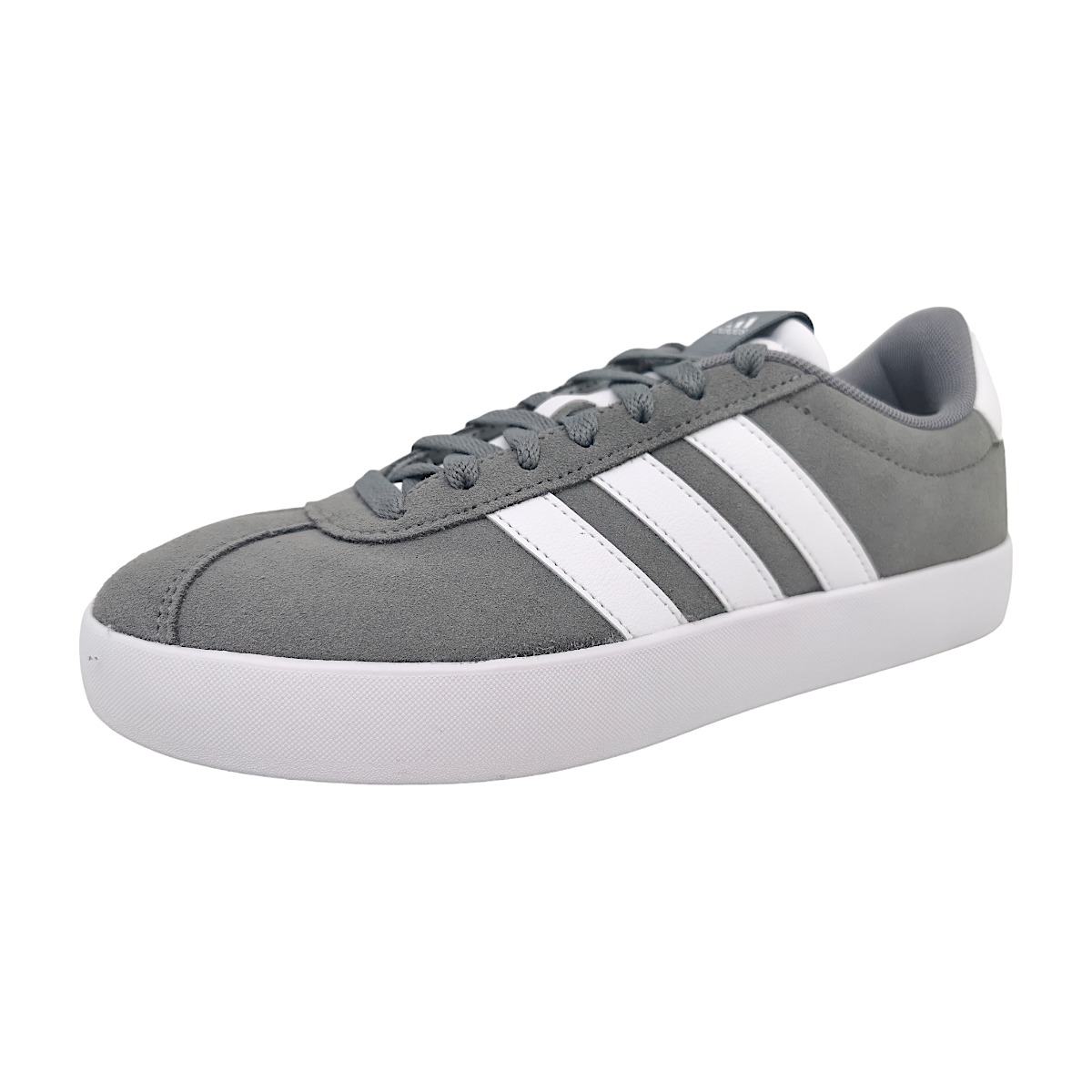 adidas VL Court 3.0 Herrenschuhe Sneaker low Grau Freizeit (grey/white, Gr. 2:9.5)