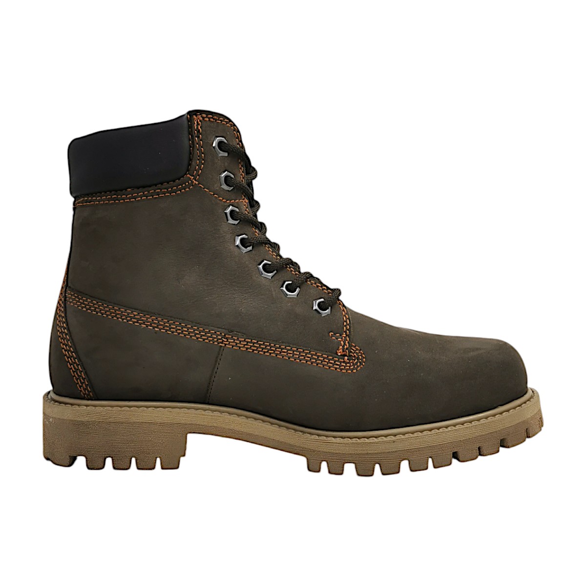 Lark & Finch Poleman Herrenschuhe Warmfutter Schnürstiefel Braun Freizeit (espresso, Gr. 1:41)