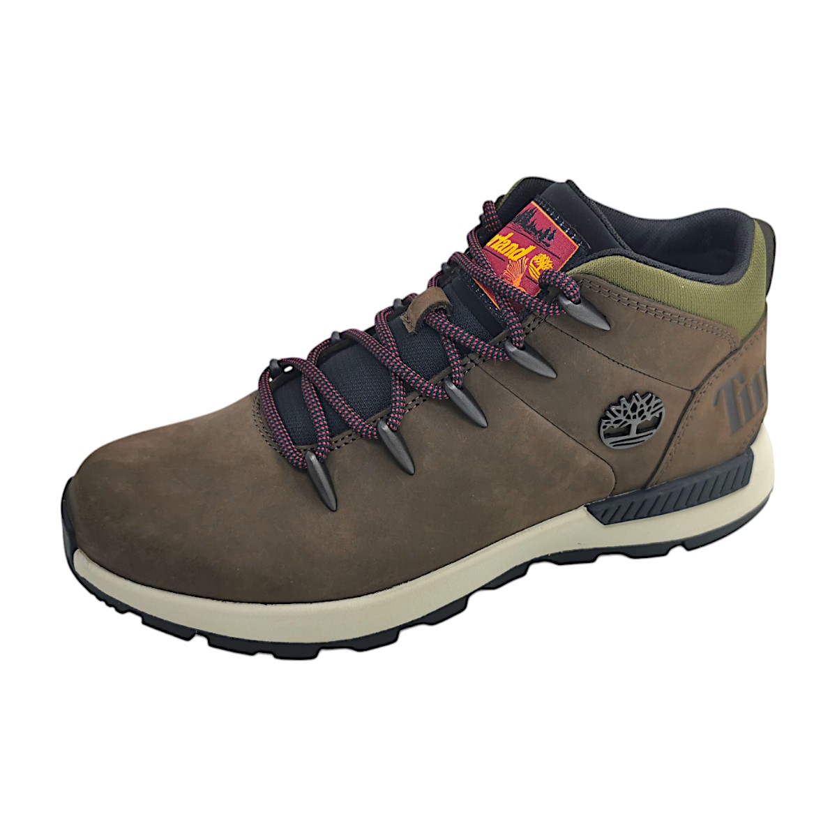Timberland Herrenschuhe Schnürstiefel Braun Freizeit (Black, Größe 46.5 EU)