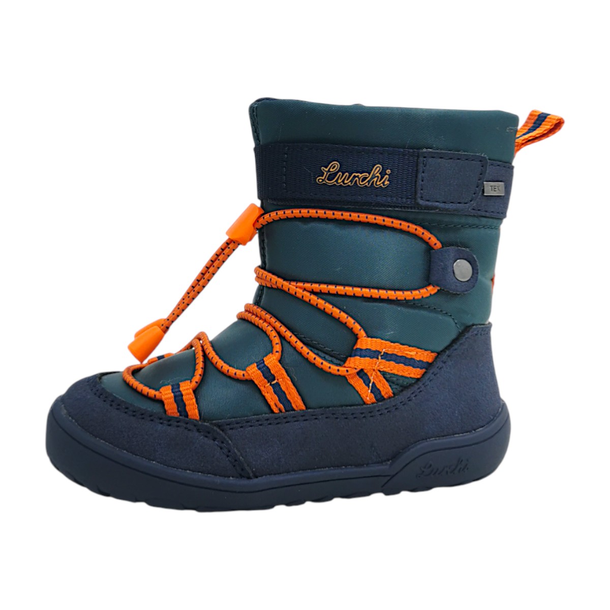 Lurchi Kinderschuhe Jungen Schnürstiefel Barfußschuhe Blau Freizeit