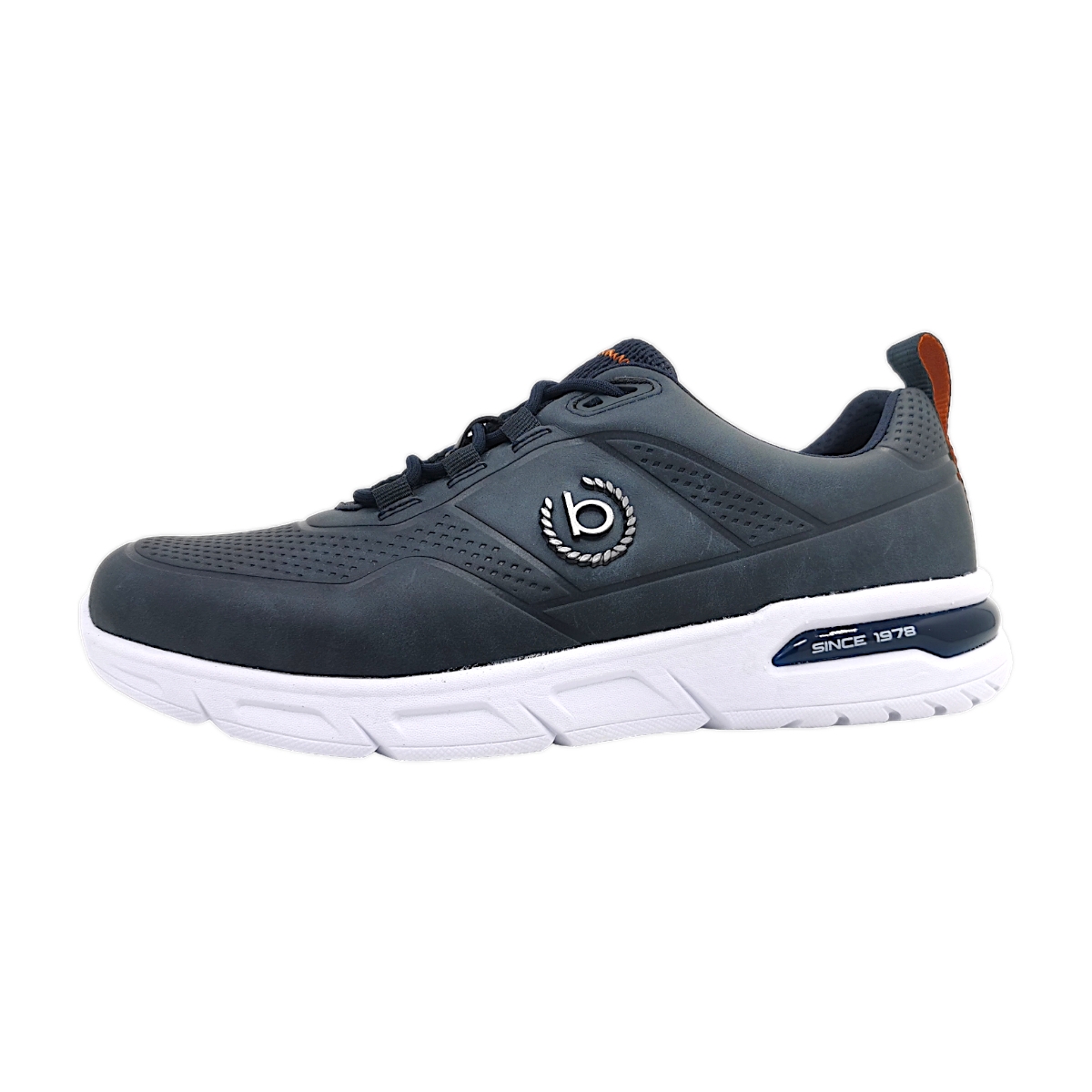 Bugatti Herrenschuhe Für lose Einlagen Schnürer Blau Freizeit