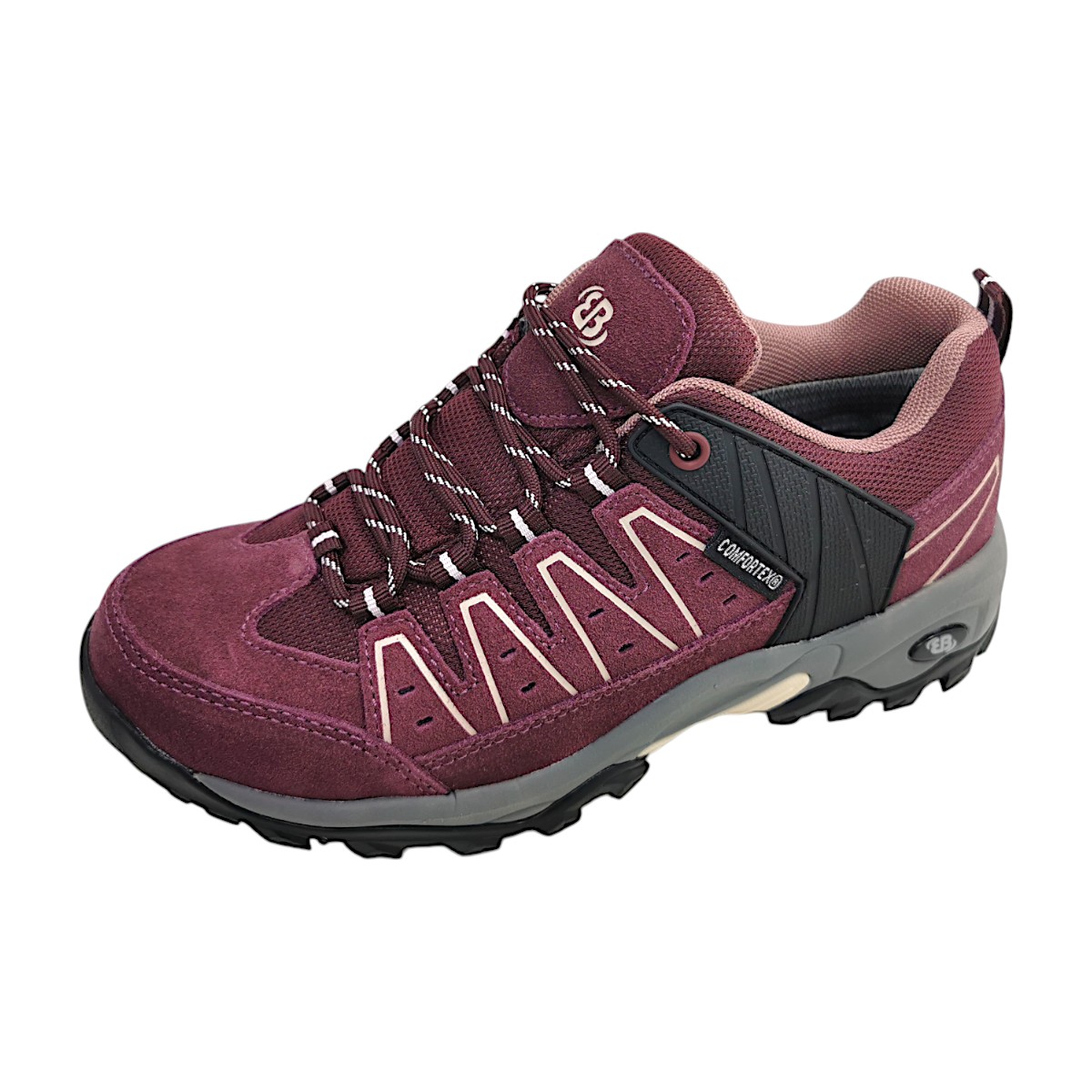 Brütting Mount Pinos Low Sportschuhe Damwn Outdoorschuhe Wanderschuh Violett Wandern (bordeaux/rosa 3121, Größe 41 EU)