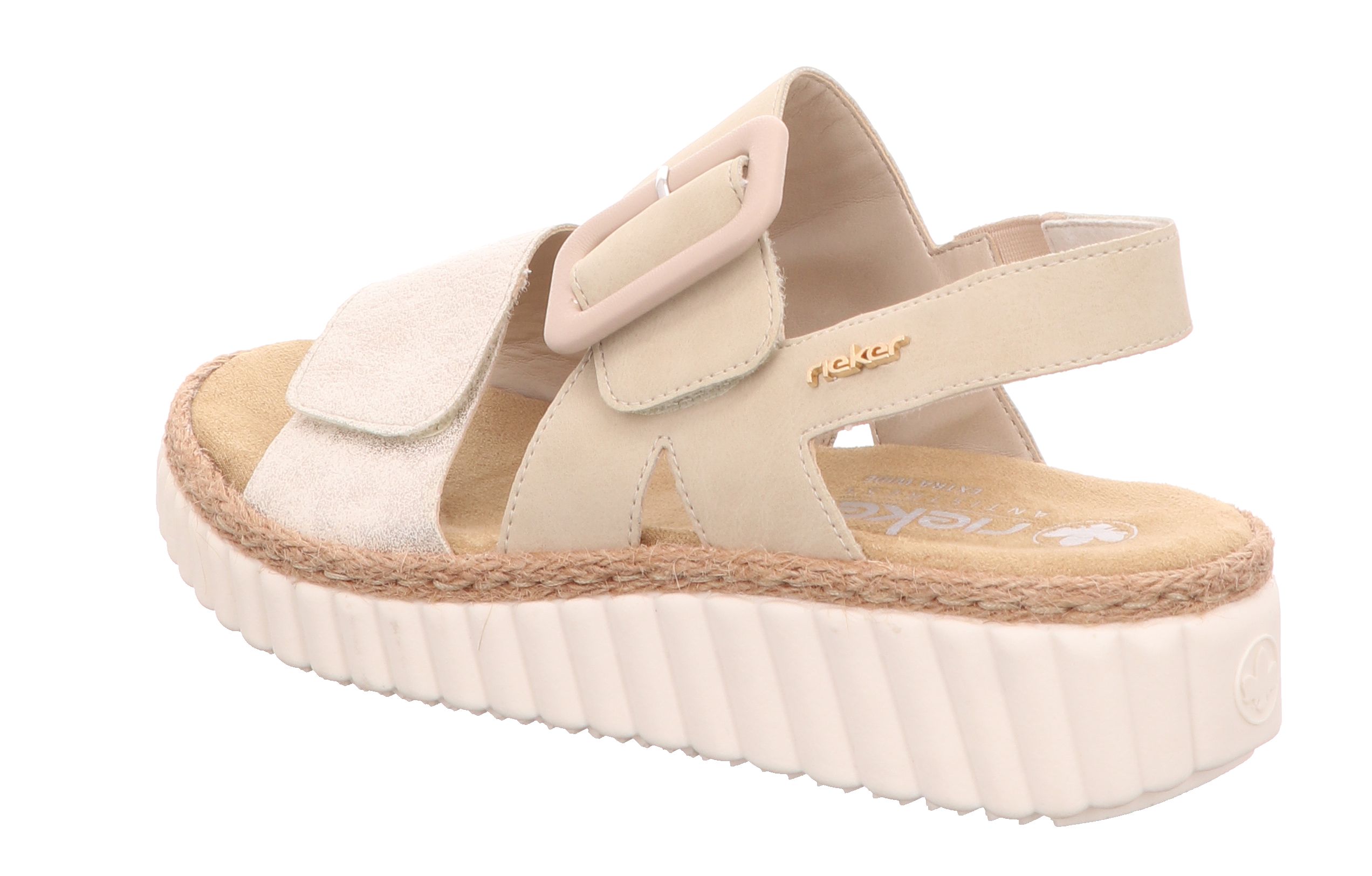 Rieker 69260-60 Beige beige-gold/perle