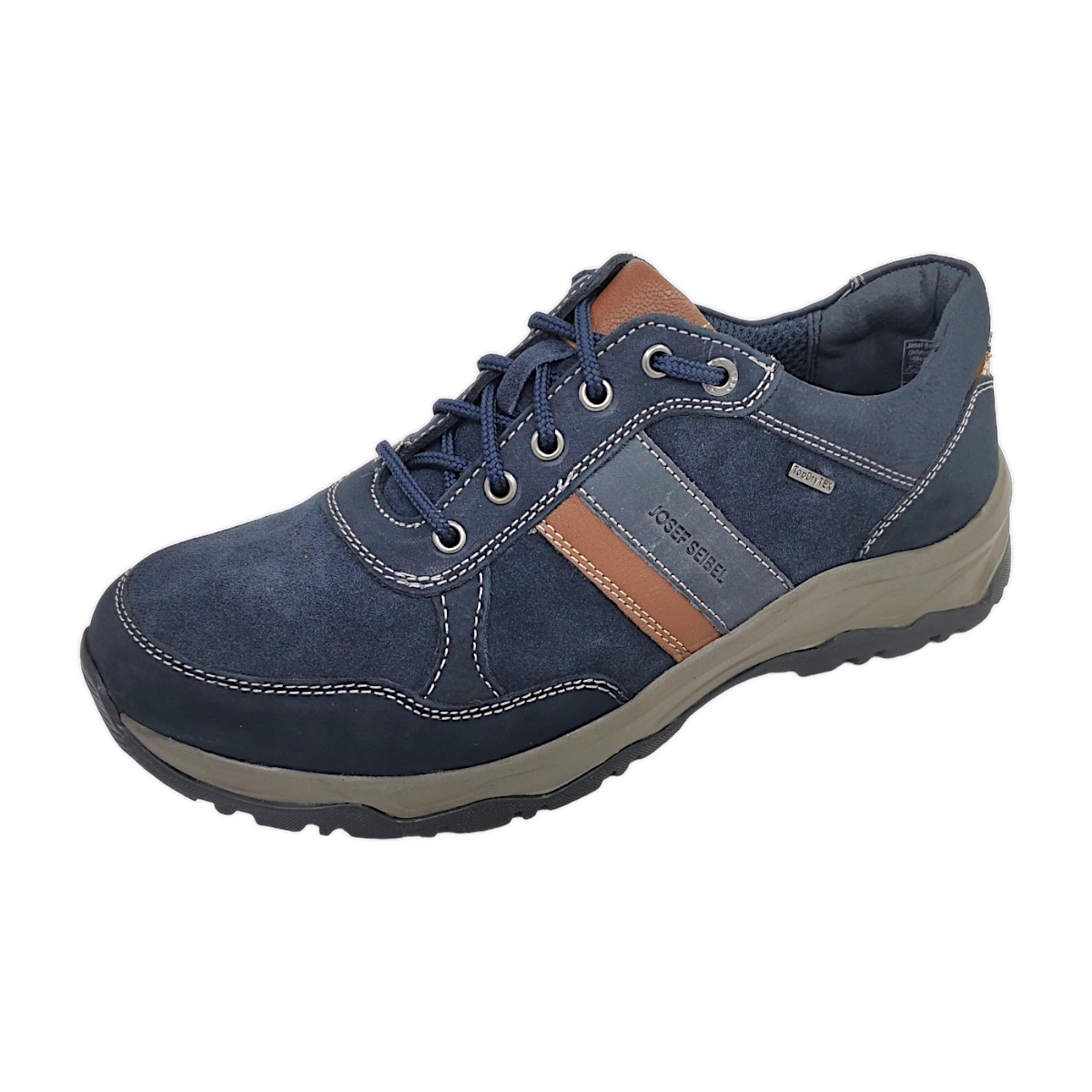Josef Seibel Leroy 56 Herrenschuhe Für lose Einlagen Schnürer Blau Freizeit