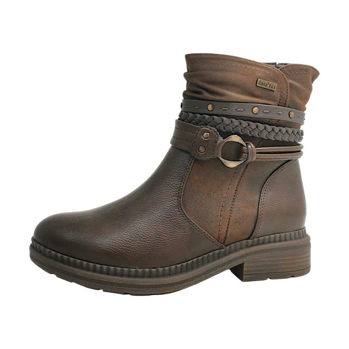 Jana Damenschuhe Stiefel Braun Freizeit (mocca, Größe 41 EU)