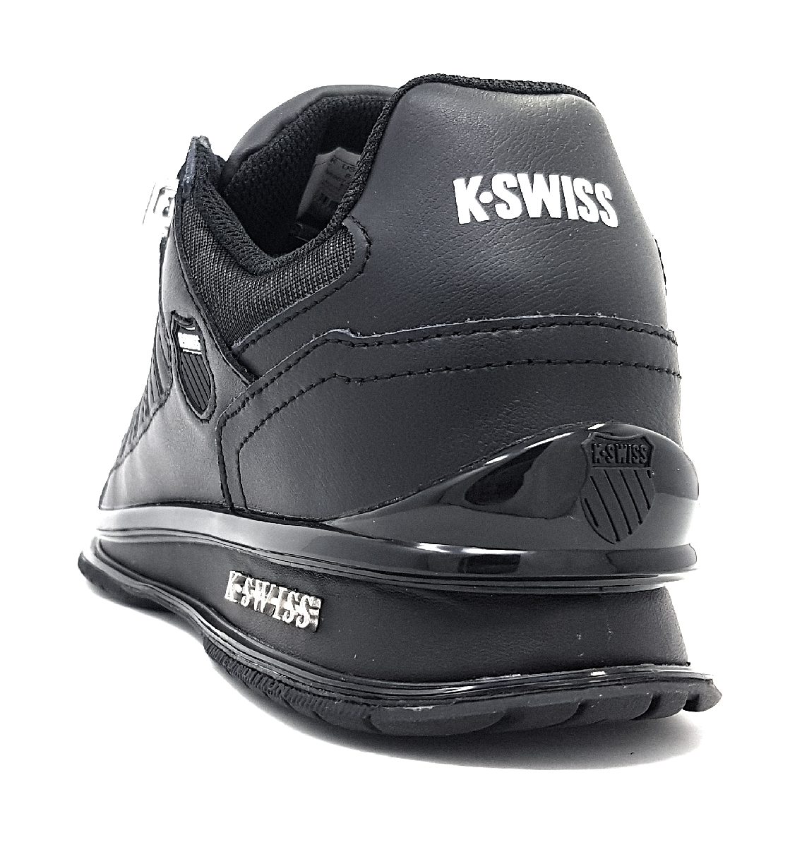 K-Swiss Sportschuhe Herren Trainingsschuhe Sneaker Schwarz Freizeit (Black, Größe 41 EU)