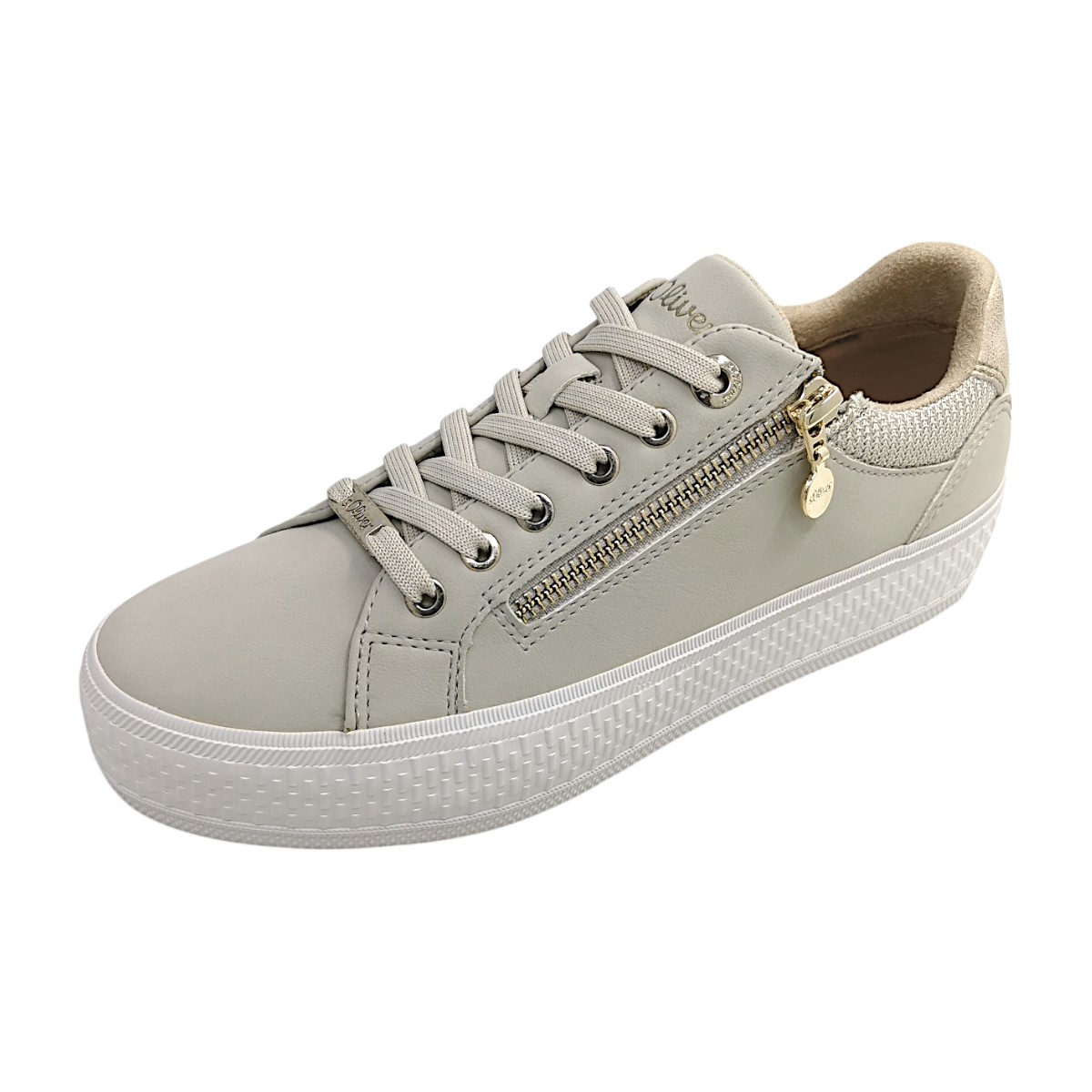 s.Oliver Damenschuhe Schnürschuhe Beige Freizeit (beige 400, Größe 40 EU) s.Oliver Damenschuhe Schnürschuhe Beige Freizeit (beige 400, Größe 40 EU)