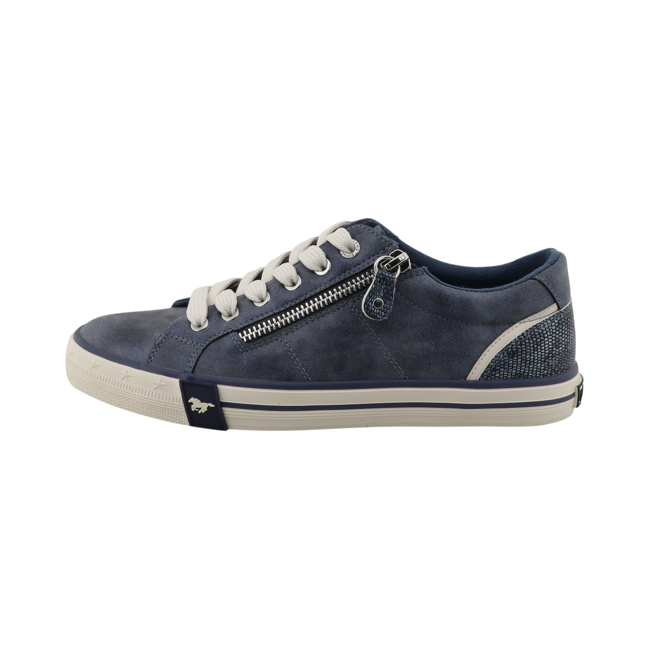 Mustang Damenschuhe Schnürschuhe Sportive Blau Freizeit Mustang Damenschuhe Schnürschuhe Sportive Blau Freizeit