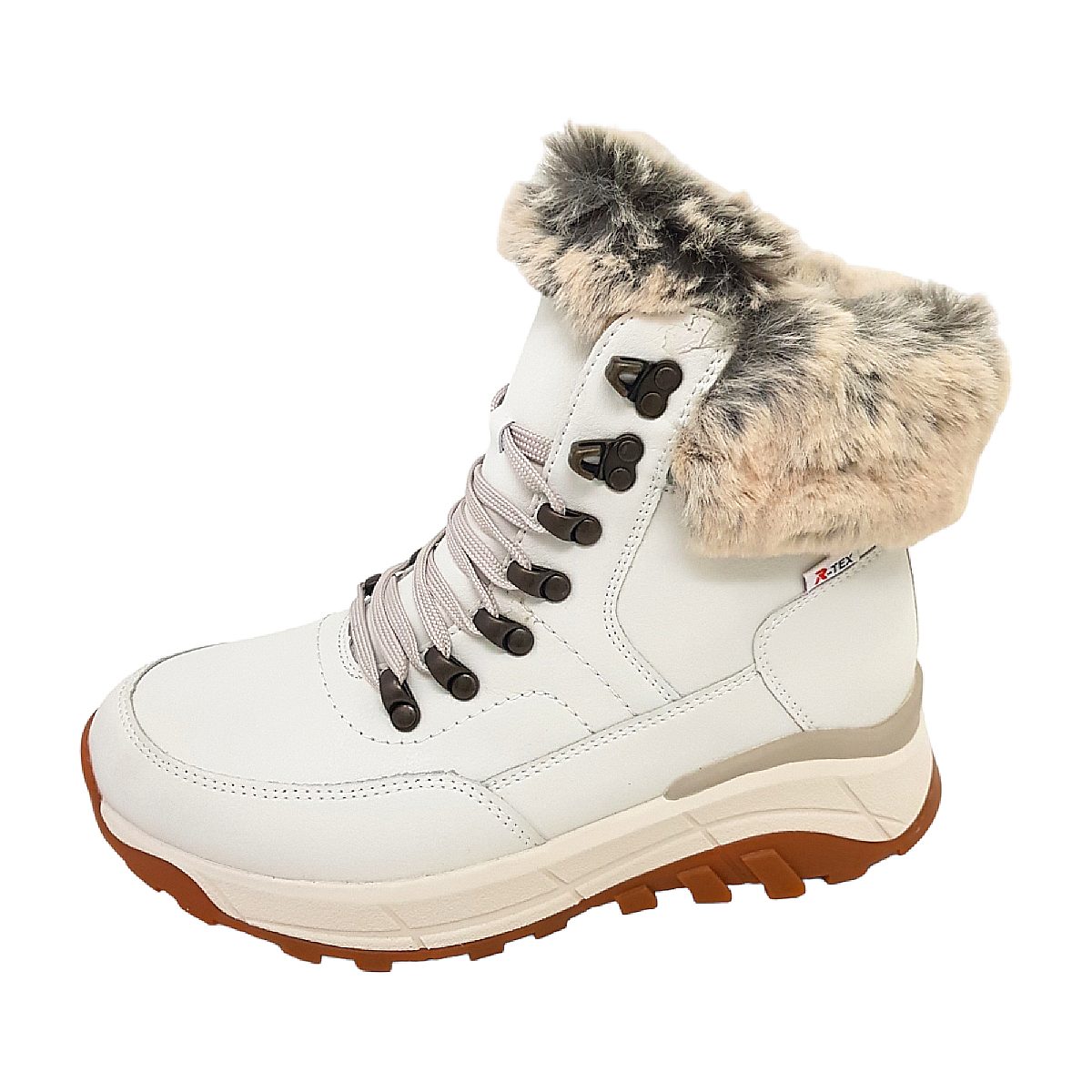 Rieker Rock W0063-80 Weiß offwhite/murmel Rieker Rock W0063-80 Weiß offwhite/murmel