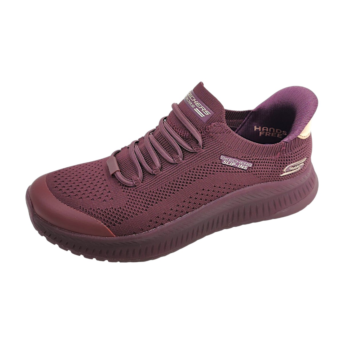 Skechers Bobs Squad 4 - Dire Step 117743 BURG Rot Burgundy BURG
