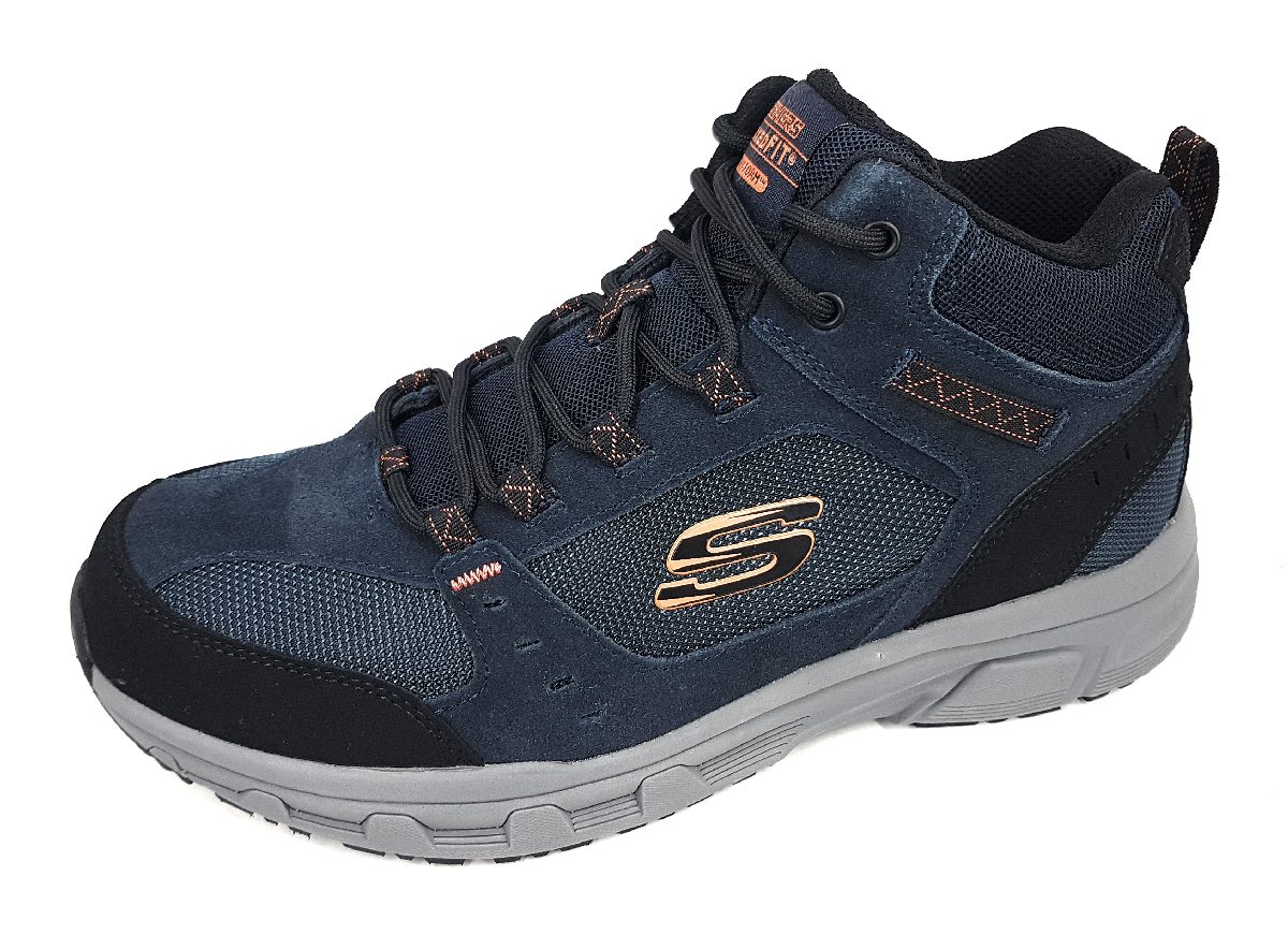 Skechers Oak Canyon 51895 NVOR Metallic navy/orange NVOR