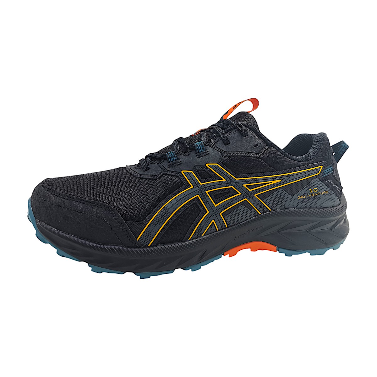 Asics GEL-VENTURE 10 WATERPROOF Sportschuhe Herren Wanderschuh Schwarz