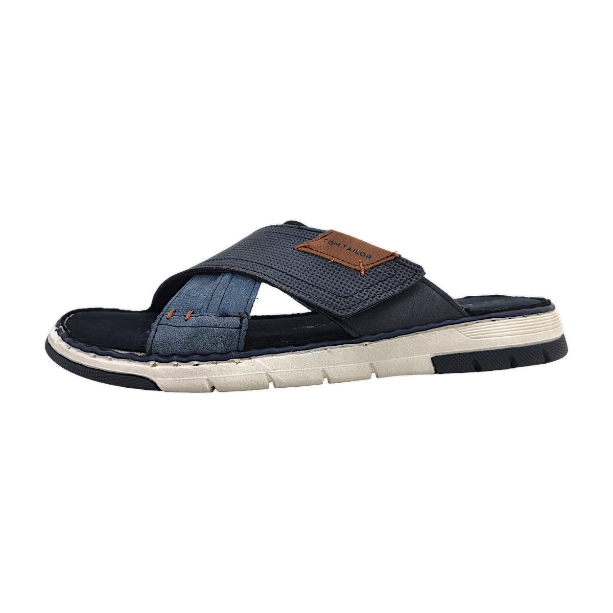 Tom Tailor Herrenschuhe Pantolette Blau Freizeit