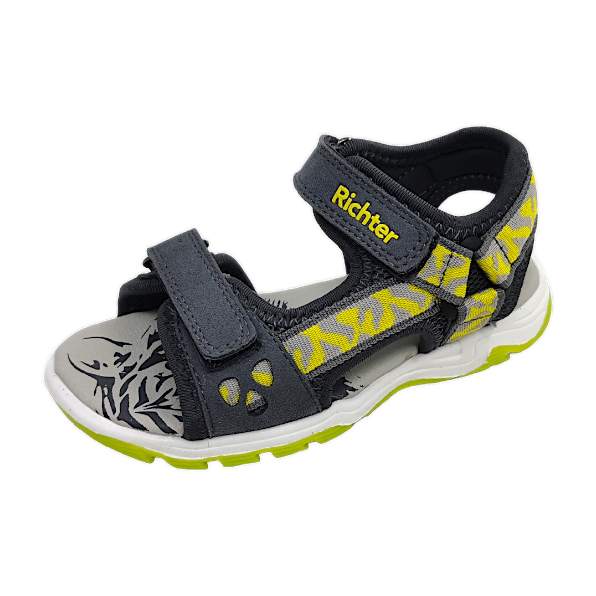 Richter 7325 7272 Grau 6302 Ash neon yellow