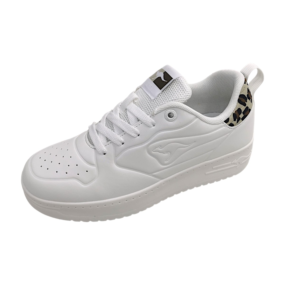 KangaRoos K-Top Sweeny 30191/0068 Weiß white/leo 0068