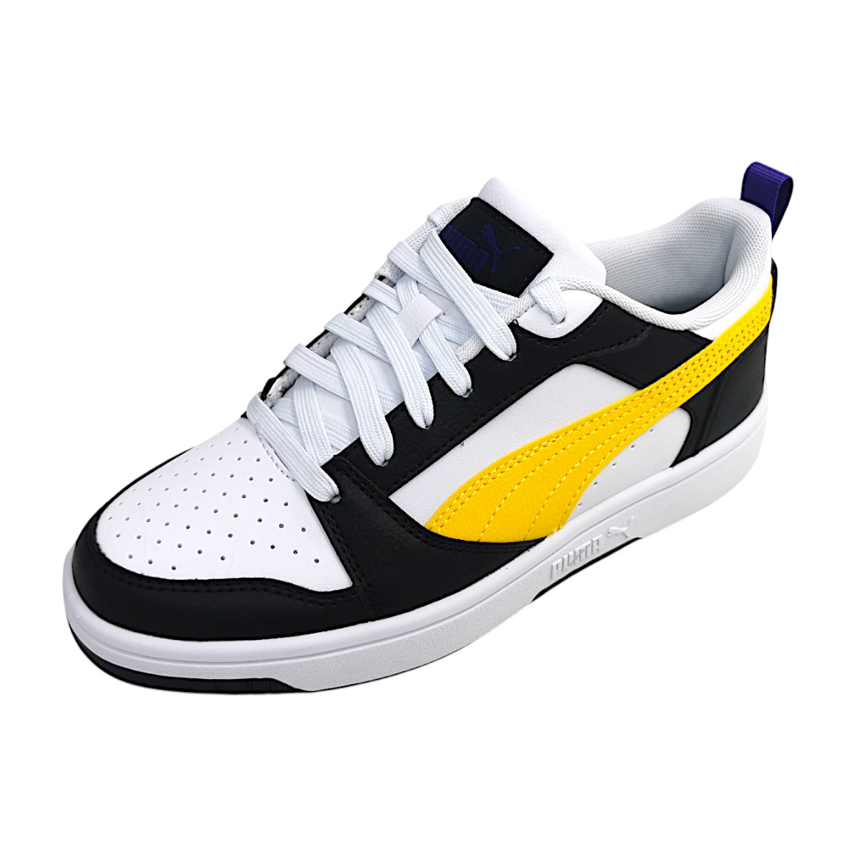 Puma Rebound 393833/023 Weiß white/yellow 23