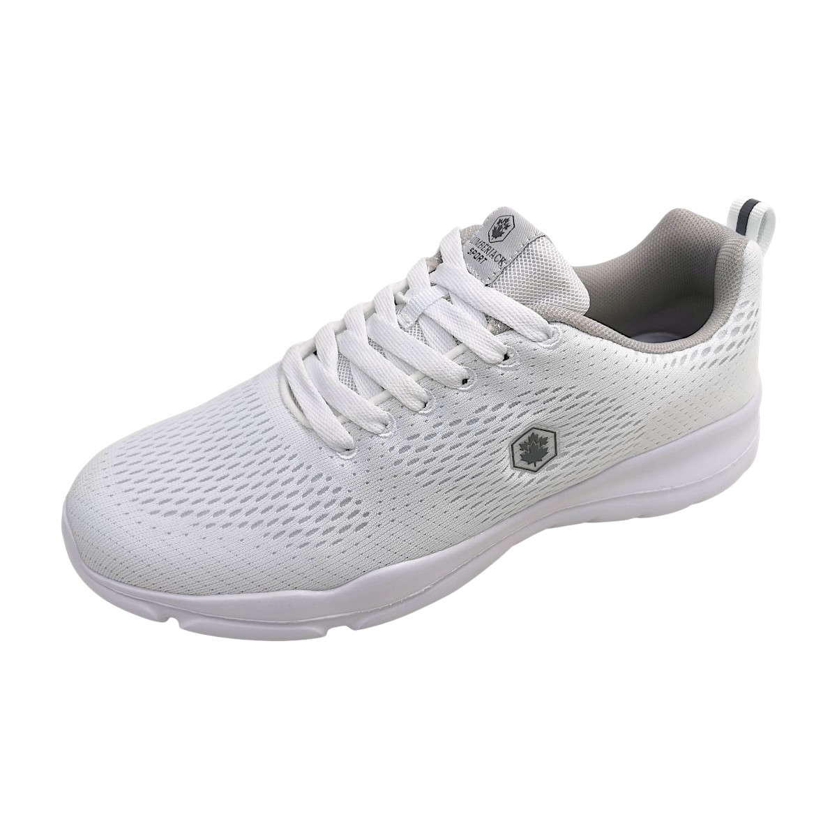 Lumberjack Agatha Sportschuhe Herren Trainingsschuhe sportlicher Schnürrer Weiß Freizeit (white, Gr. 1:43)