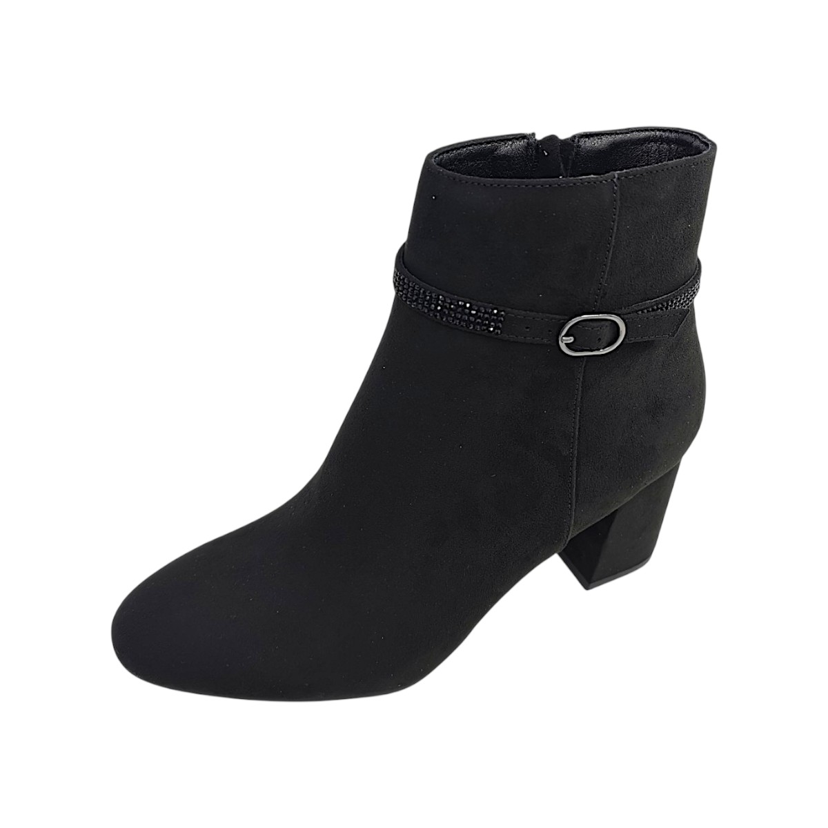 Jane Klain Damenschuhe Stiefeletten Schwarz Freizeit (black 000, Gr. 1:37)